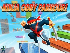 Гульня Ninja Obby Parkour онлайн
