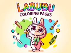 Гульня Labubu Coloring Pages онлайн