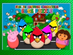 Гульня Famous Cartoon Characters Eggs онлайн