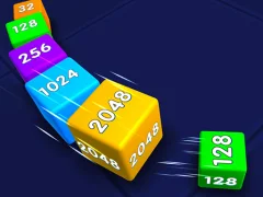 Гульня Snake 2048.io онлайн
