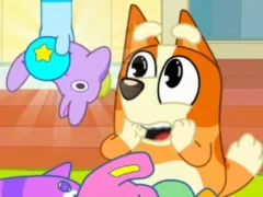 Гульня Jigsaw Puzzle: Bluey Toy Claw Machine онлайн