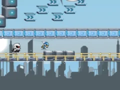 Гульня Gravity Guy HTML5 онлайн