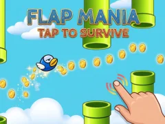 Гульня Flap Mania Tap to Survive онлайн