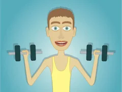Гульня Muscle Clicker онлайн