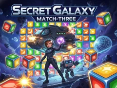 Гульня Secret Galaxy Match-three онлайн