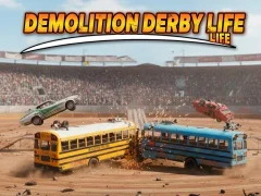 Гульня Demolition Derby Life онлайн