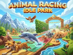 Гульня Animal Racing Idle Park онлайн