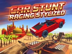 Гульня Car Stunt Racing Stylized онлайн