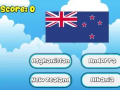 Гульня 195 Country Flag Quiz онлайн