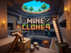 Гульня Mine Clone 4 онлайн