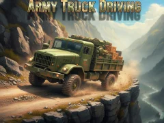Гульня Army Truck Driving онлайн