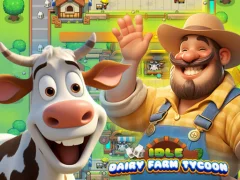 Гульня Idle Dairy Farm Tycoon онлайн