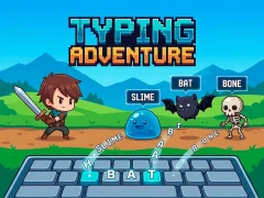 Гульня Typing Adventure онлайн