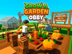 Гульня Grow a Garden Obby онлайн