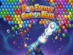 Гульня Pop Frenzy Cannon Blast онлайн
