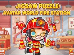 Гульня Jigsaw Puzzle: Avatar World Fire Station онлайн