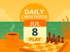 Гульня Daily Chess Puzzle онлайн