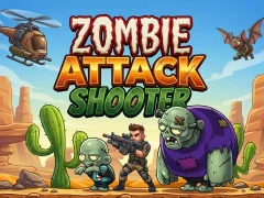 Гульня Zombie Attack Shooter онлайн