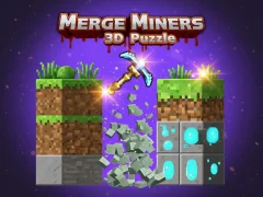 Гульня Merge Miners 3D Puzzle онлайн