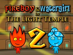 Гульня Fireboy & Watergirl 2 in Light Temple онлайн