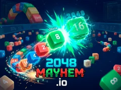 Гульня 2048 Mayhem.io онлайн