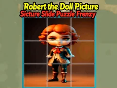 Гульня Robert the Doll Picture Slide Puzzle Frenzy онлайн
