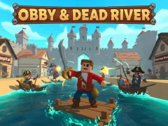 Гульня Obby & Dead River онлайн