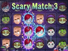Гульня Scary Match 3 онлайн