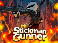 Гульня Mr Stickman Gunner онлайн