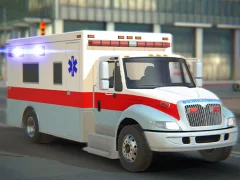 Гульня City Ambulance Car Driving онлайн