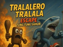 Гульня Tralalero Tralala escape Tung Tung Sahur онлайн
