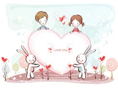Гульня Valentine Young Love онлайн