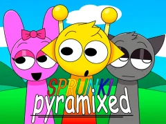 Гульня Sprunki Pyramixed онлайн