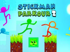 Гульня Stickman Parkour 2 онлайн