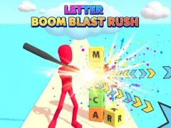 Гульня Letter Boom Blast Rush онлайн