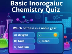 Гульня Basic Inorganic Chemistry Quiz онлайн