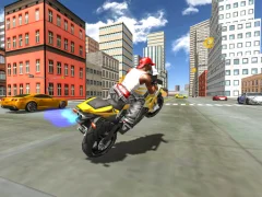 Гульня Motorbike Simulator Stunt Racing онлайн