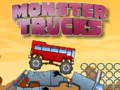 Гульня Monster Trucks Challenge онлайн