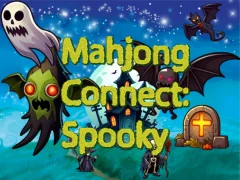 Гульня Mahjong Connect Spooky онлайн