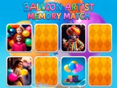 Гульня Balloon Artist Memory Match онлайн