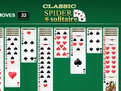 Гульня Classic Spider Solitaire онлайн