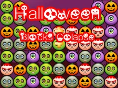 Гульня Halloween Block Collapse онлайн