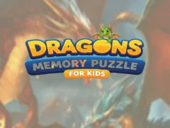Гульня Dragons Memory Puzzle For Kids онлайн