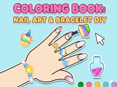 Гульня Coloring Book: Nail Art & Bracelet Diy онлайн