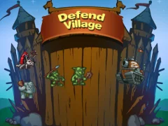 Гульня Defend Village онлайн