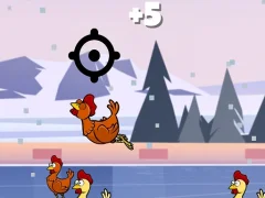 Гульня Chicken Shooting 2D онлайн