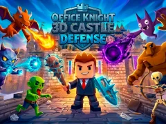 Гульня Office Knight 3D Castle Defense онлайн