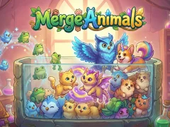 Гульня Merge Animals онлайн