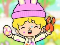 Гульня Jigsaw Puzzle: Toca Boca Easter онлайн