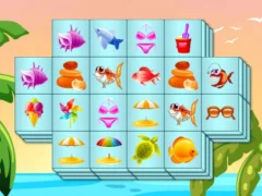 Гульня Summer Mahjong онлайн